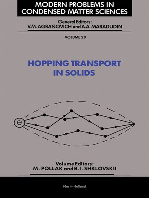 cover image of Hopping Transport in Solids